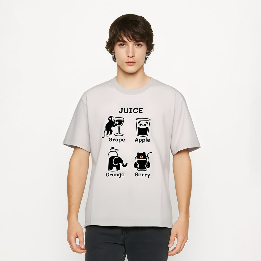 Animal and Juice Theme T-Shirt