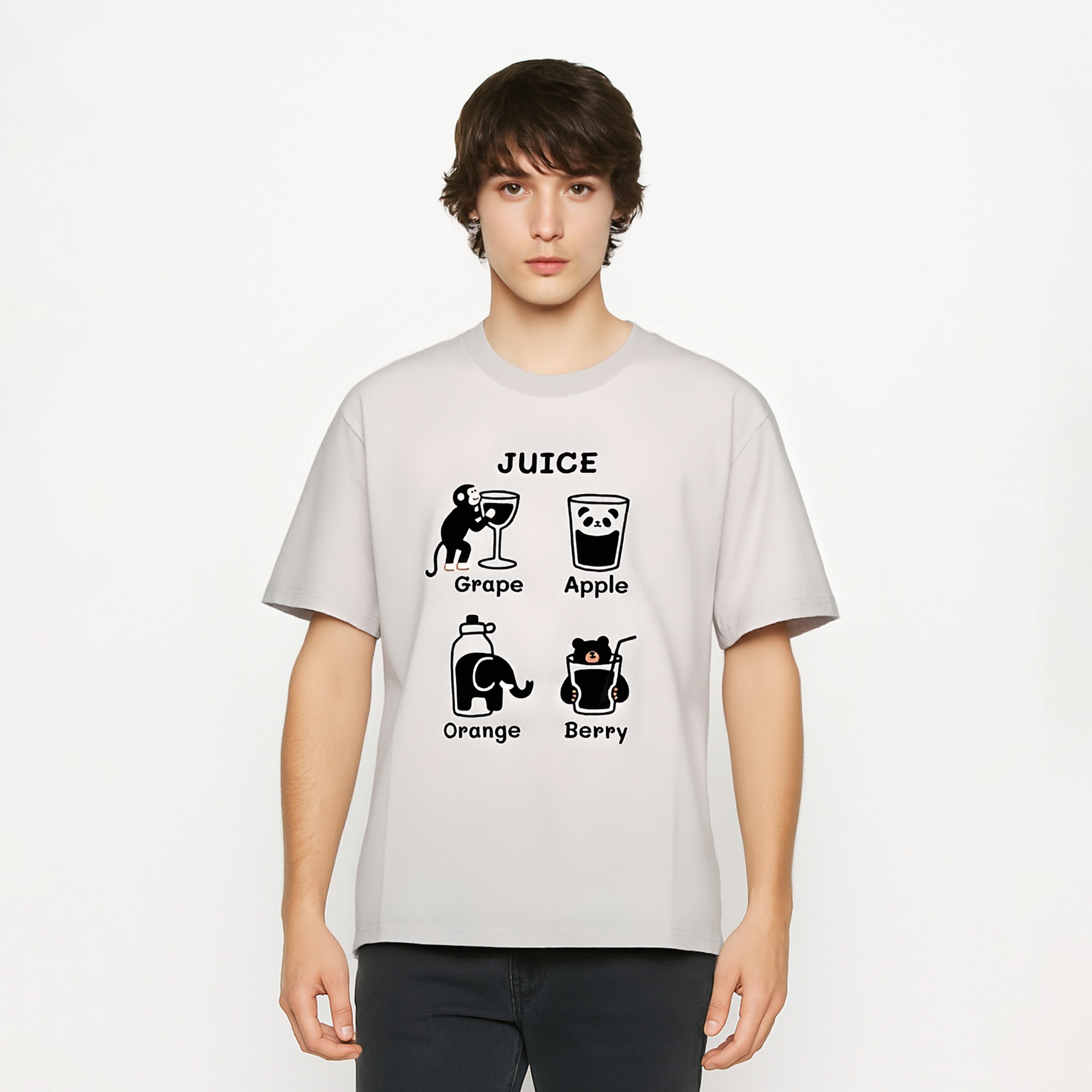 Animal and Juice Theme T-Shirt