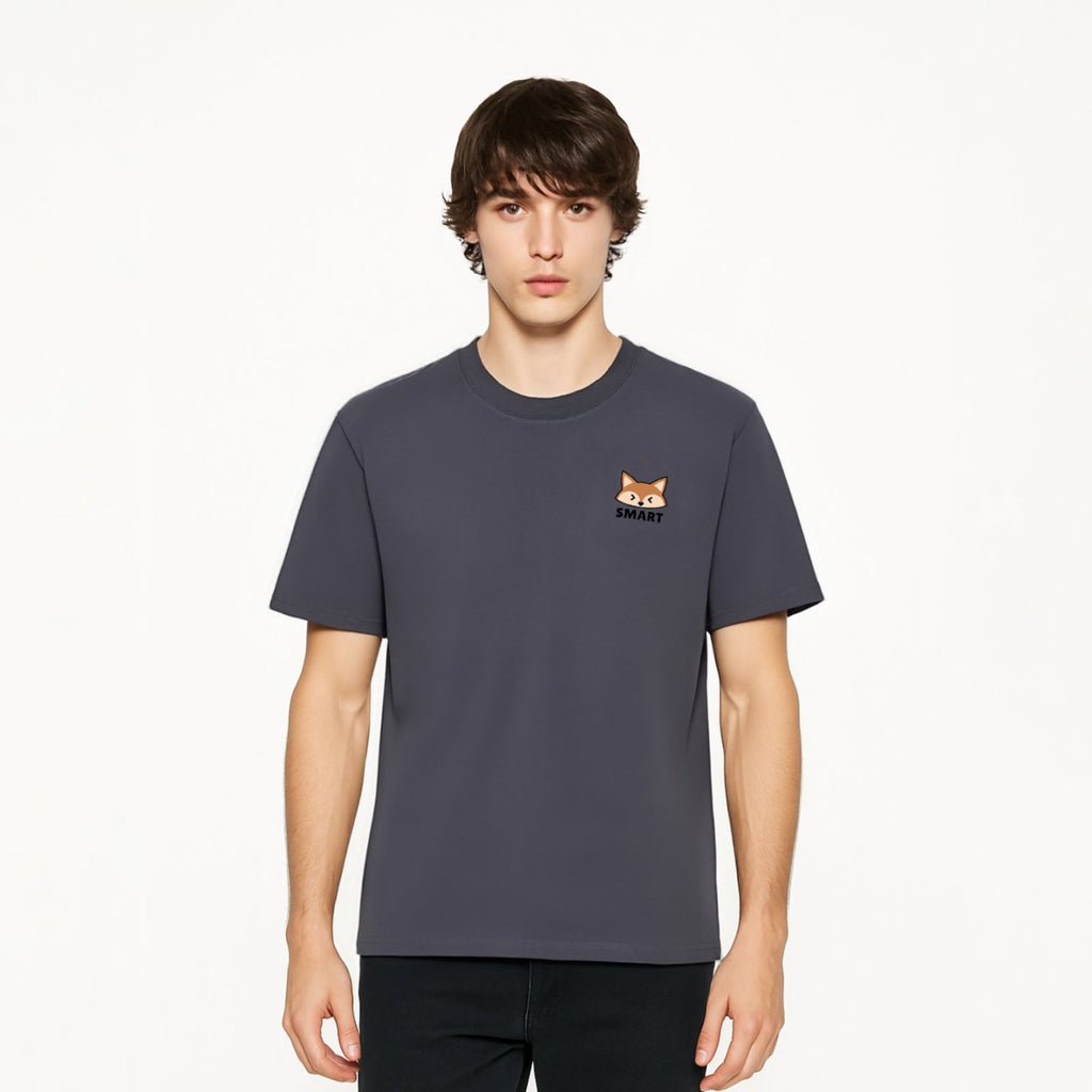 Smart Fox Print T-Shirt