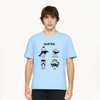 Animal and Water Theme T-Shirt