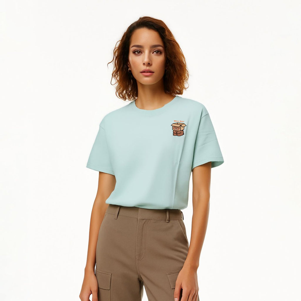 Bear with head through box T-Shirt Version 2