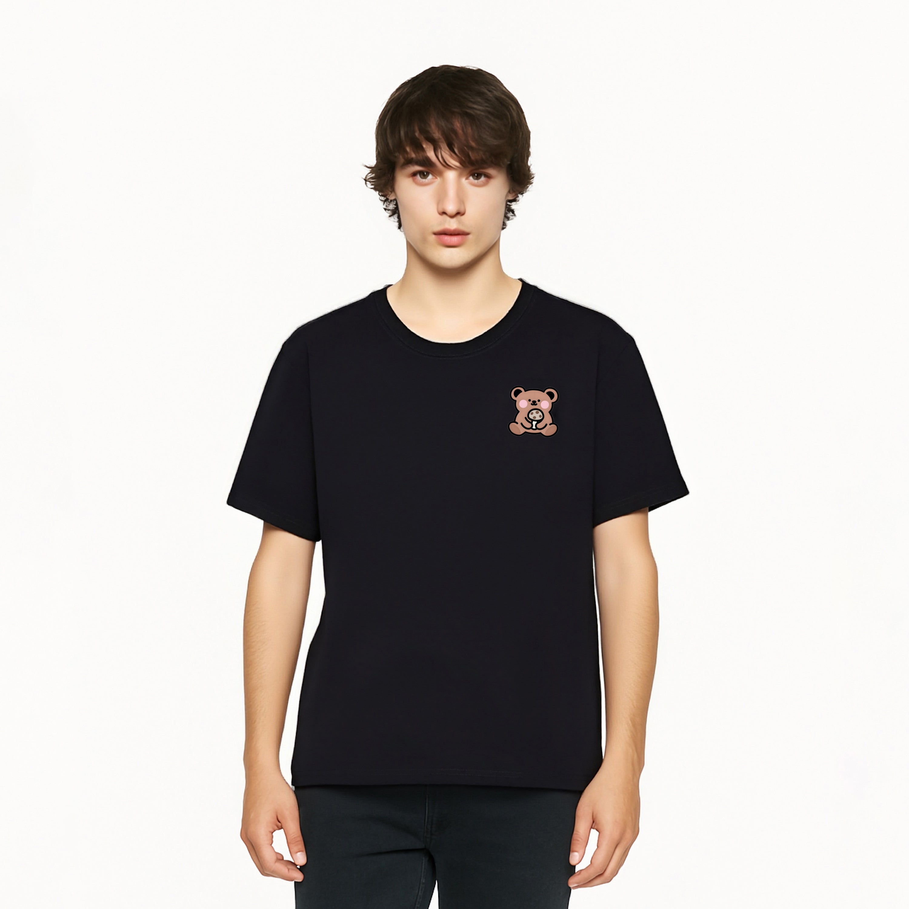 Bear holding mushroom T-Shirt