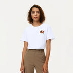 Lying bear with box on head T-Shirt