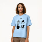 Animal and Tea Theme T-Shirt