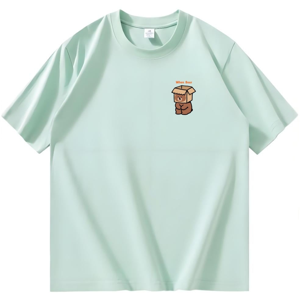 Bear with head through box T-Shirt Version 2