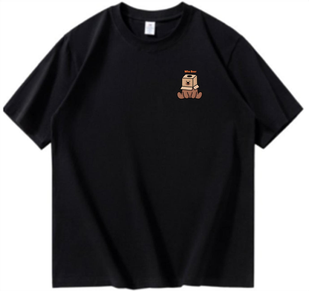 Bear with box on head