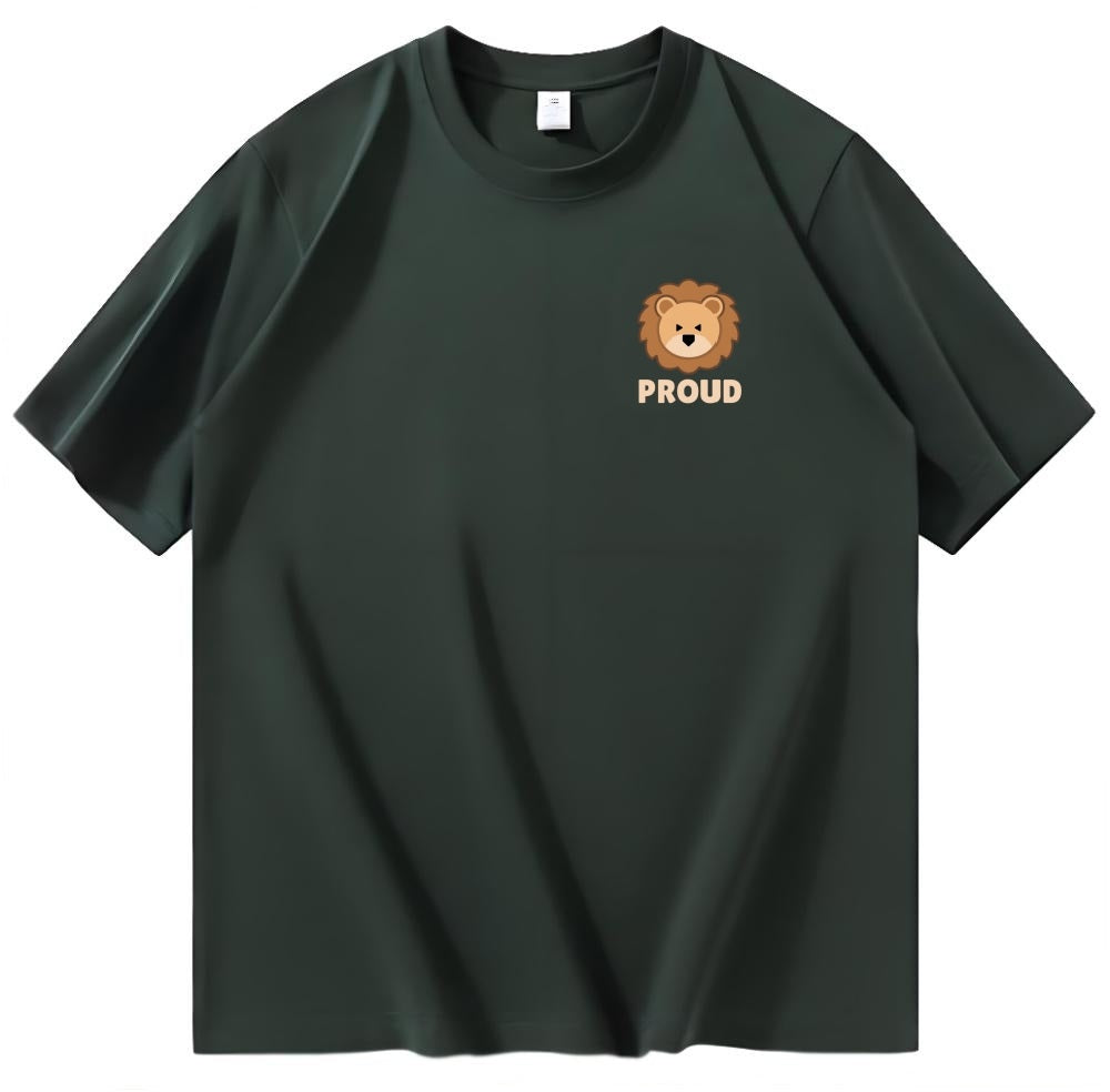 Lion Head Print T-Shirt