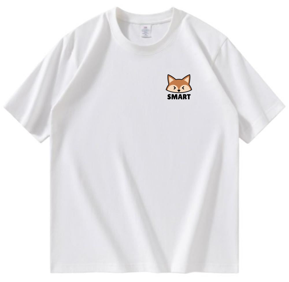 Smart Fox Print T-Shirt