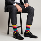 Playful Pattern Mens Crew Socks