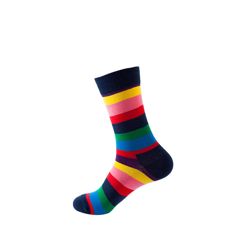 Playful Pattern Mens Crew Socks