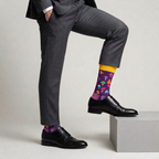 Playful Pattern Mens Crew Socks