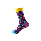 Playful Pattern Mens Crew Socks