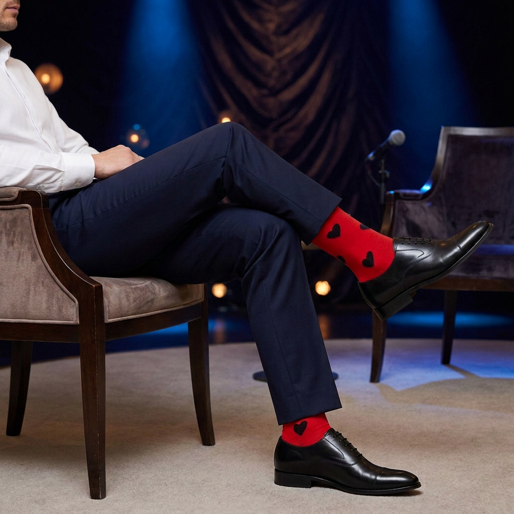 Playful Pattern Mens Crew Socks