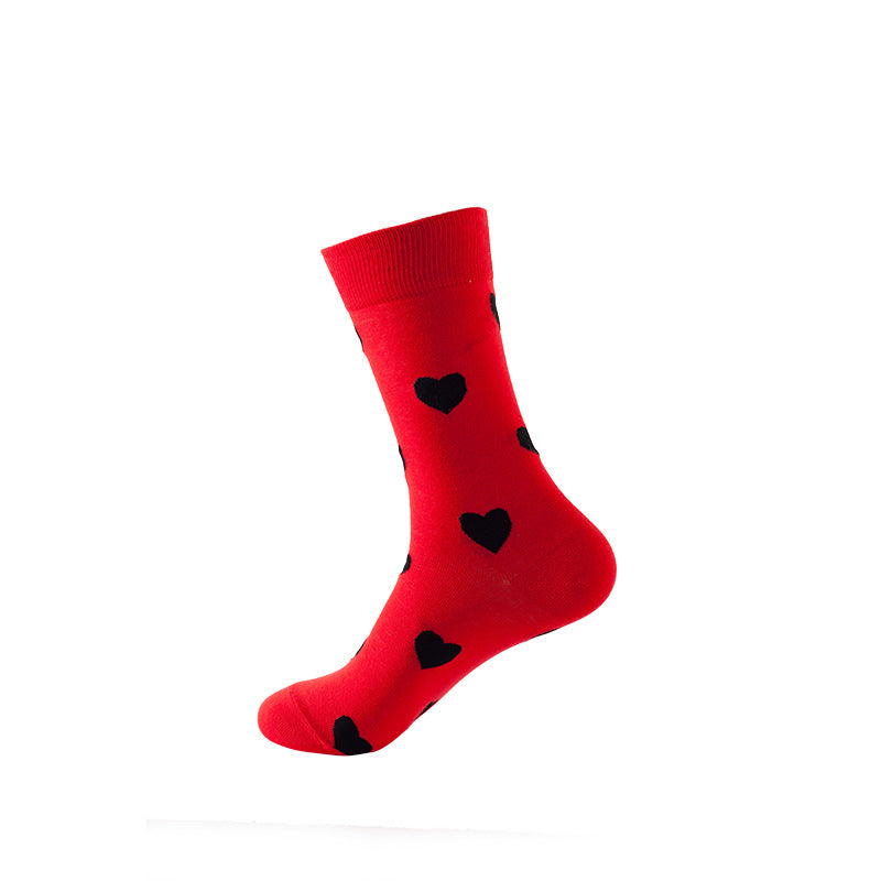 Playful Pattern Mens Crew Socks