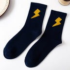 Weather Motif Ribbed Socks