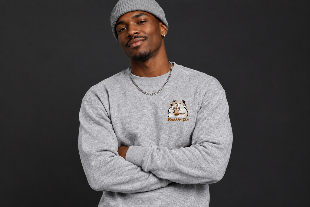 Bubble tea Cat Sweatshirt