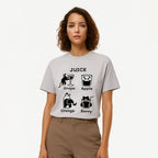 Animal and Juice Theme T-Shirt