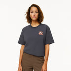 Lying bear with box on head T-Shirt