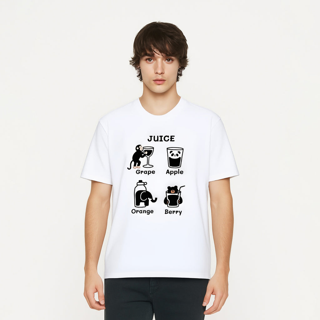 Animal and Juice Theme T-Shirt