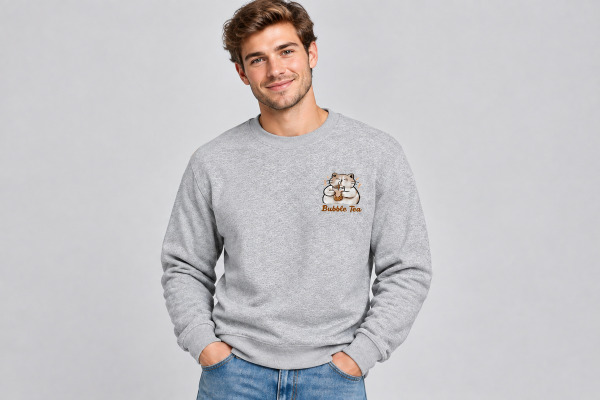 Bubble tea Cat Sweatshirt